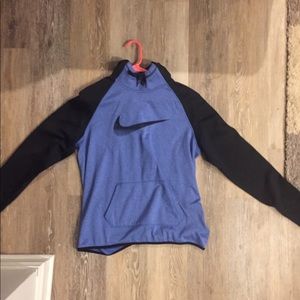 Blue high neck Nike Sweatshirt